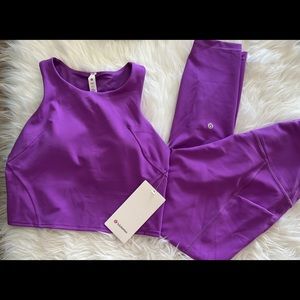 NWT/NWOT lululemon sz 10 pants MOONLIGHT MAGENTA (not included the top)